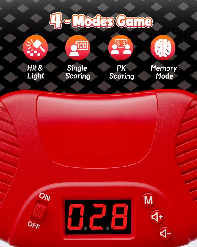 Interactive Kids Punching Bag with Music, Lights & Scoring Games