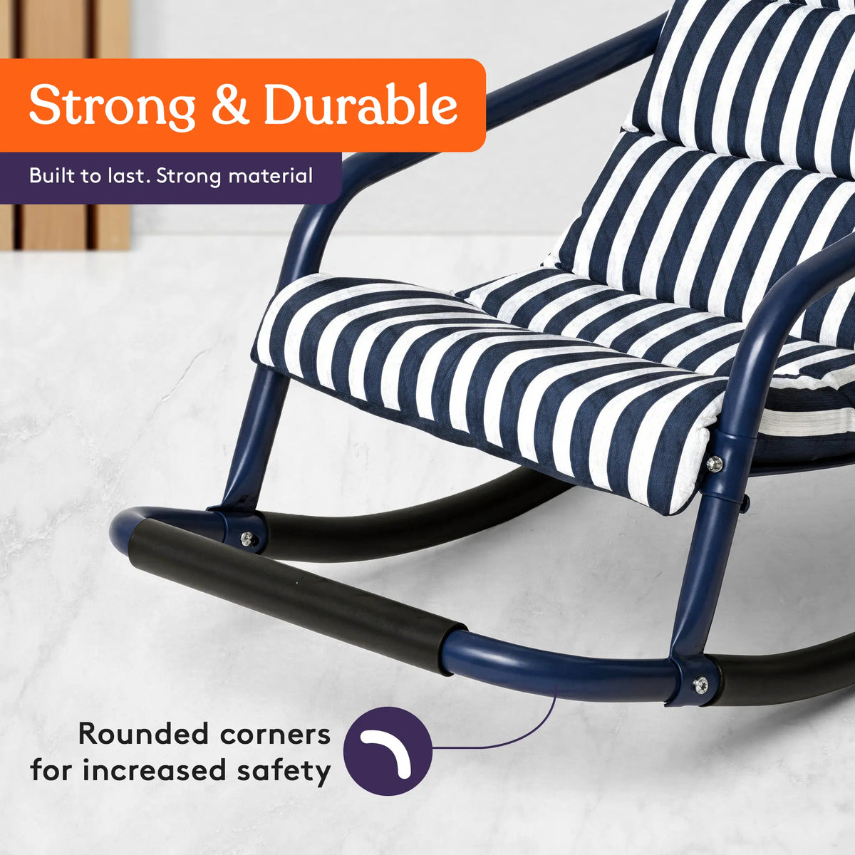 Sensory Rocking Chair for Kids – Soft & Comfortable Rocker for Play, Reading & Relaxing