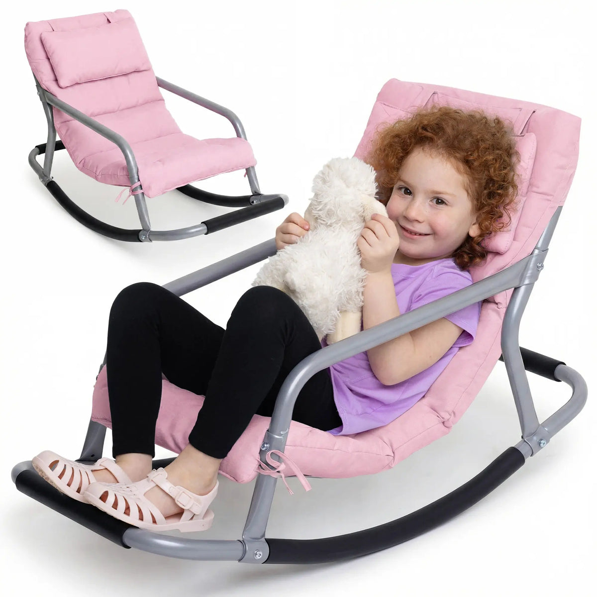 Sensory Rocking Chair for Kids – Soft & Comfortable Rocker for Play, Reading & Relaxing